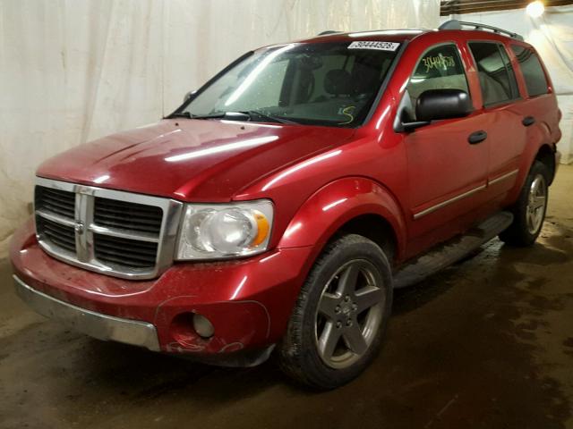 1D8HB582X7F580852 - 2007 DODGE DURANGO LI RED photo 2