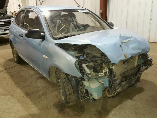 KMHCM36C58U103368 - 2008 HYUNDAI ACCENT GS BLUE photo 1