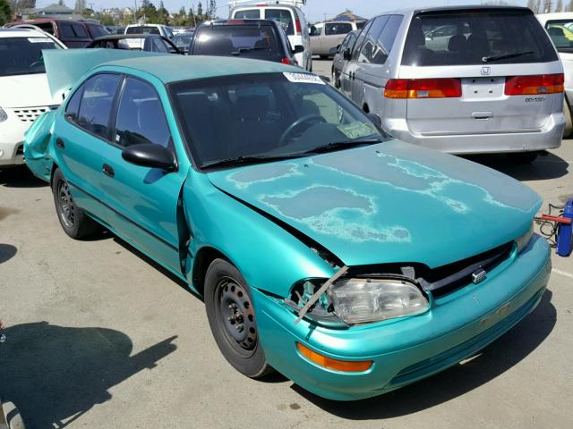 1Y1SK5362PZ019134 - 1993 GEO PRIZM BASE მწვანე ფოტო 1