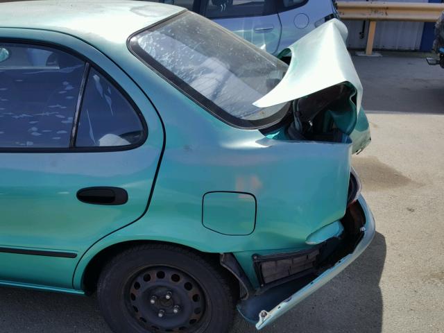 1Y1SK5362PZ019134 - 1993 GEO PRIZM BASE მწვანე ფოტო 9