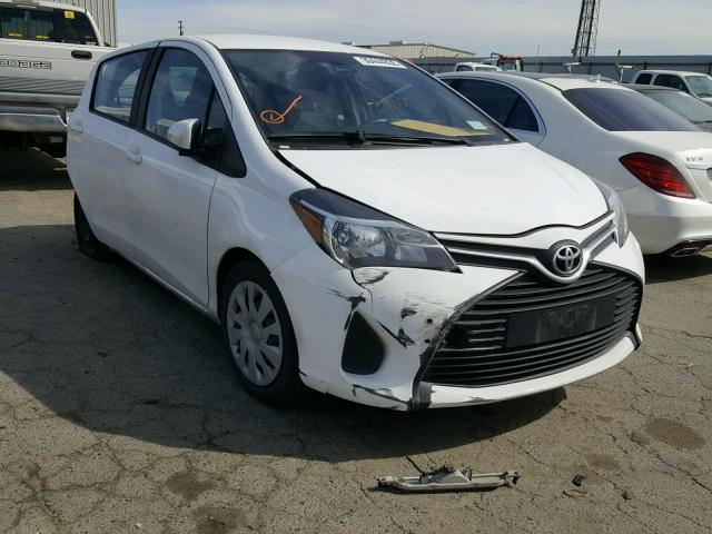 VNKKTUD36HA076931 - 2017 TOYOTA YARIS L WHITE photo 1