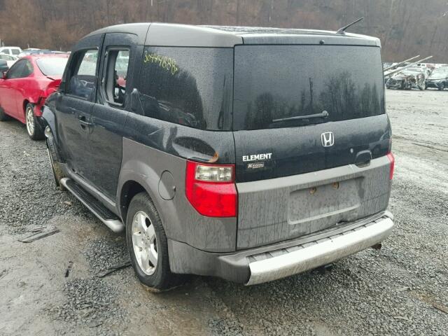 5J6YH28564L030013 - 2004 HONDA ELEMENT EX BLACK photo 3