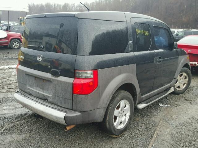 5J6YH28564L030013 - 2004 HONDA ELEMENT EX BLACK photo 4