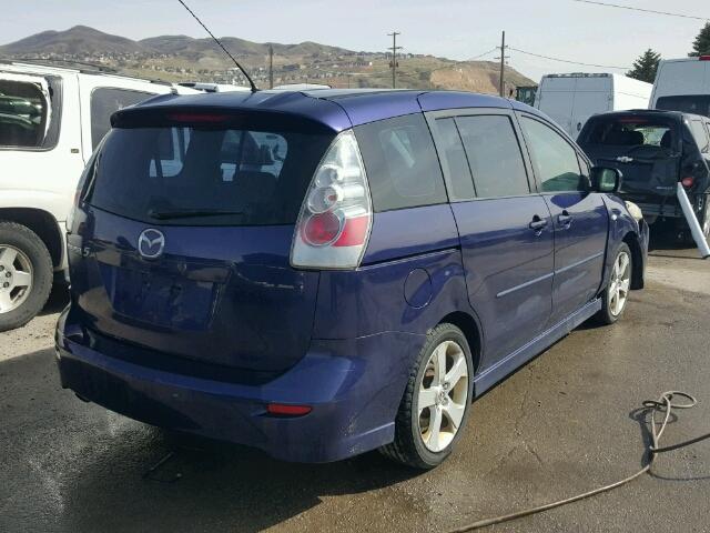 JM1CR29LX60128668 - 2006 MAZDA 5 BLUE photo 4