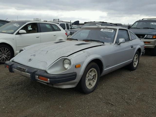 JN1HZ04S8BX263161 - 1981 DATSUN 280ZX SILVER photo 2