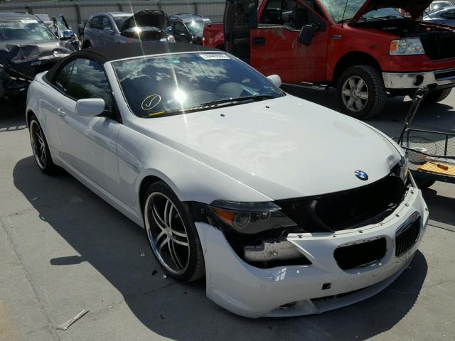 WBAEK13577CN80768 - 2007 BMW 650 I WHITE photo 1