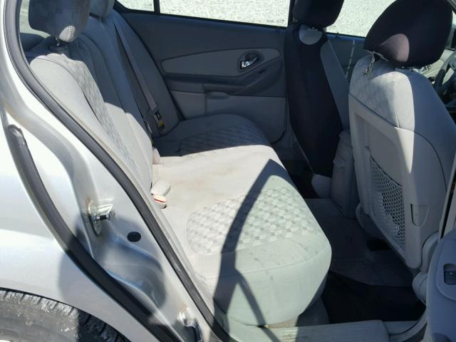 1G1ZT54884F101715 - 2004 CHEVROLET MALIBU LS 银色 照片 6