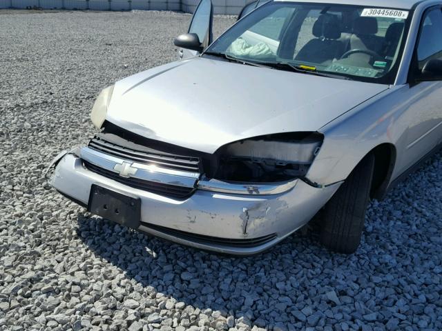 1G1ZT54884F101715 - 2004 CHEVROLET MALIBU LS 银色 照片 9