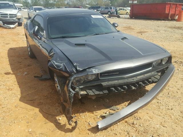 2C3CDYAG6EH294460 - 2014 DODGE CHALLENGER GRAY photo 1