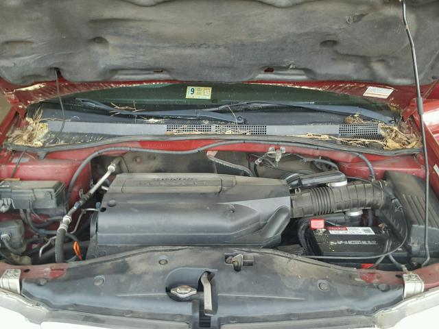 5FNRL18093B004773 - 2003 HONDA ODYSSEY EX RED photo 7