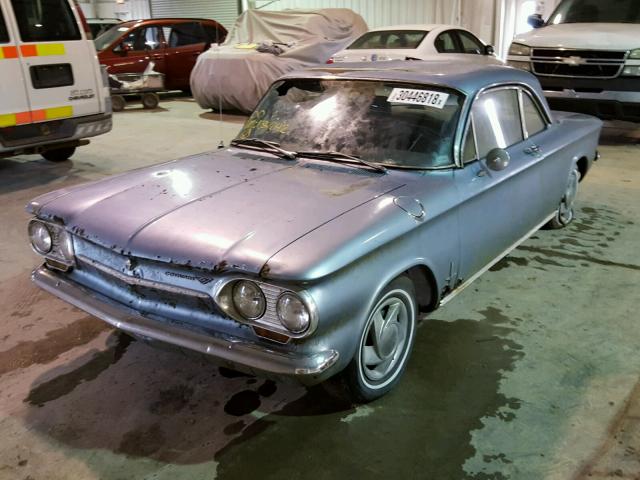 30927W134242 - 1963 CHEVROLET CORVAIR BLUE photo 2