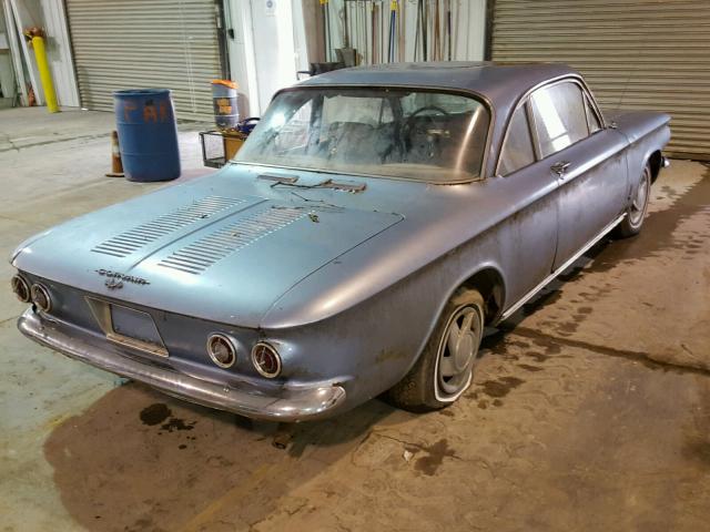 30927W134242 - 1963 CHEVROLET CORVAIR BLUE photo 4