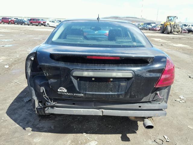 2G2WP552261187806 - 2006 PONTIAC GRAND PRIX BLACK photo 9