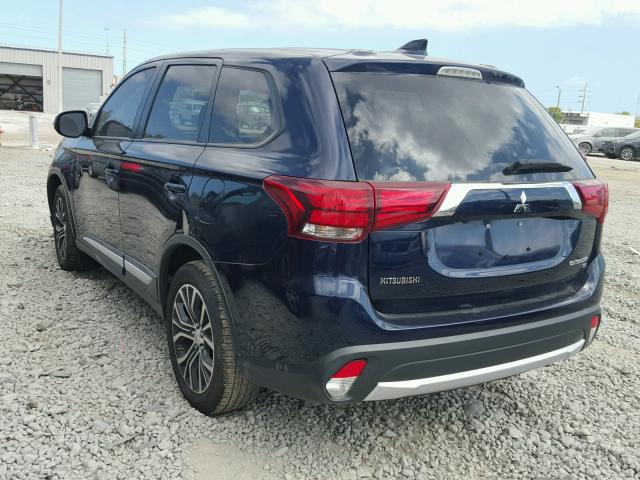 JA4AD3A31HZ010895 - 2017 MITSUBISHI OUTLANDER BLUE photo 3