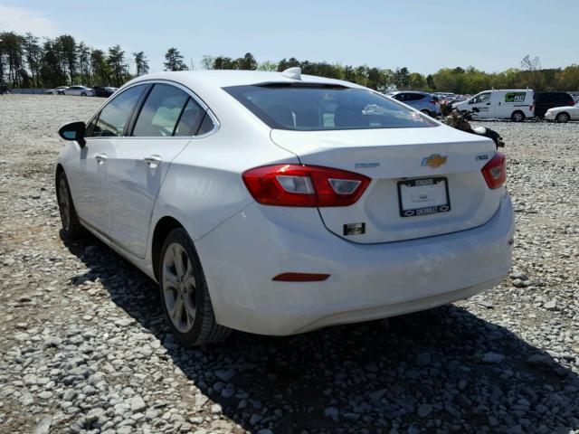 1G1BG5SM5G7301598 - 2016 CHEVROLET CRUZE PREM WHITE photo 3