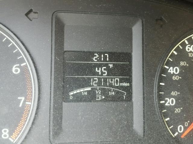 3VW1K7AJ0BM347288 - 2011 VOLKSWAGEN JETTA BASE ვერცხლისფერი ფოტო 8