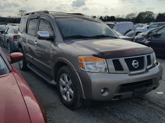 5N1BA08D48N600429 - 2008 NISSAN ARMADA SE SILVER photo 1