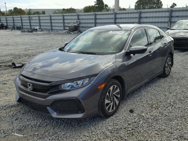 SHHFK7H20HU210113 - 2017 HONDA CIVIC LX GRAY photo 2