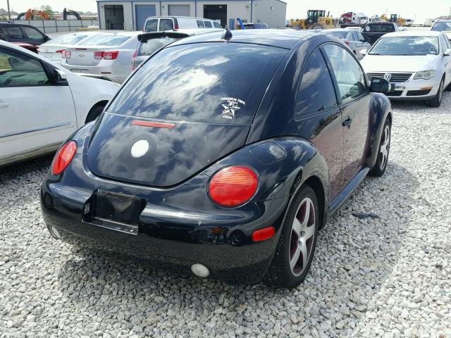 3VWCK31C15M403763 - 2005 VOLKSWAGEN NEW BEETLE BLACK photo 4