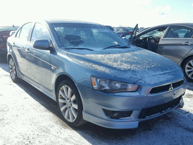 JA3AU86U58U004095 - 2008 MITSUBISHI LANCER GTS BLUE photo 1