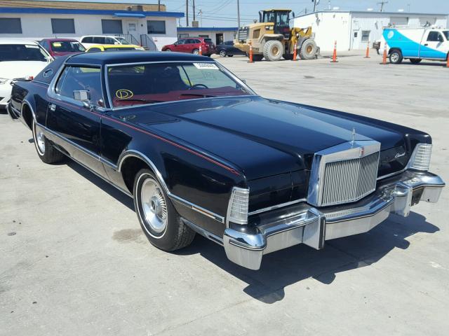 6Y89A806866 - 1976 LINCOLN MARK III BLACK photo 1