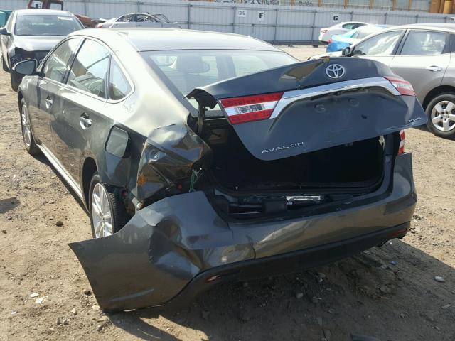 4T1BK1EB2DU048449 - 2013 TOYOTA AVALON BAS GRAY photo 3