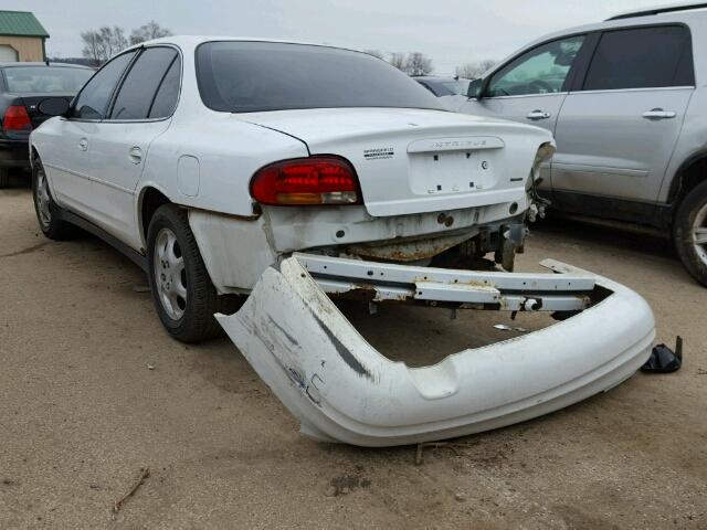 1G3WH52K3XF307684 - 1999 OLDSMOBILE INTRIGUE G WHITE photo 3
