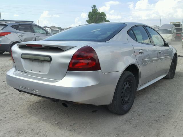 2G2WP552671154681 - 2007 PONTIAC GRAND PRIX SILVER photo 4
