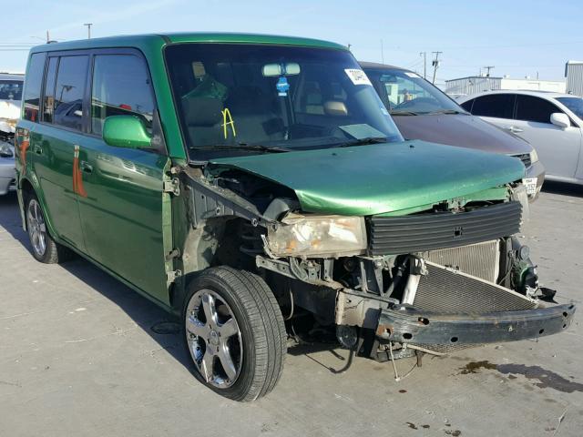 JTLKT324164066404 - 2006 TOYOTA SCION XB GREEN photo 1