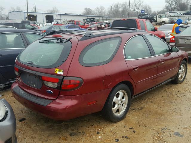 1FAHP58S54A186108 - 2004 FORD TAURUS SE BURGUNDY photo 4