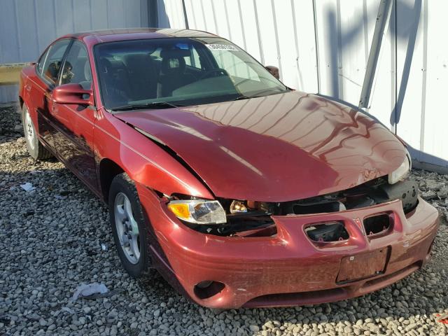 1G2WK52J22F151689 - 2002 PONTIAC GRAND PRIX Tünd qırmızı foto 1