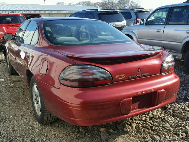 1G2WK52J22F151689 - 2002 PONTIAC GRAND PRIX Tünd qırmızı foto 3