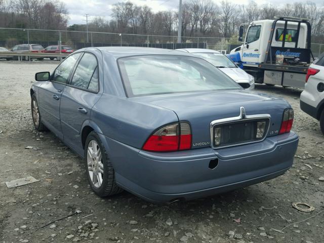 1LNHM87A93Y699084 - 2003 LINCOLN LS BLUE photo 3