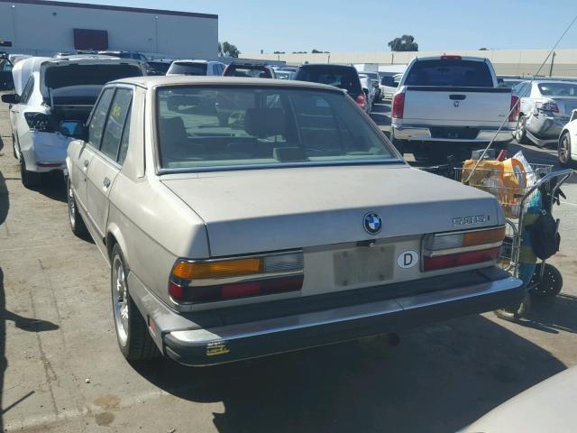 WBADC840XH1722970 - 1987 BMW 535 I AUTO GOLD photo 3