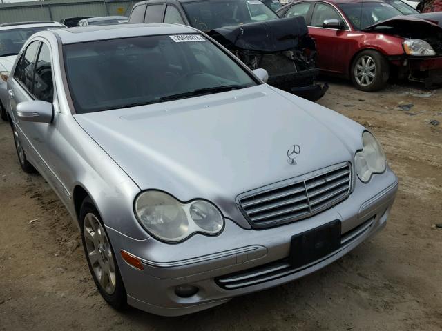 WDBRF92HX6F777030 - 2006 MERCEDES-BENZ C GENERATI SILVER photo 1