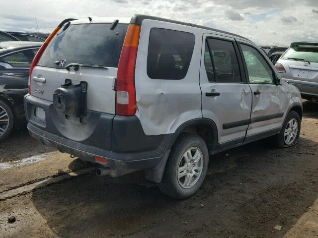 JHLRD78862C084425 - 2002 HONDA CR-V SILVER photo 4