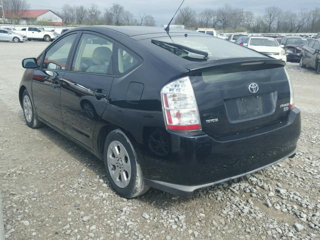 JTDKB20U687718950 - 2008 TOYOTA PRIUS BLACK photo 3