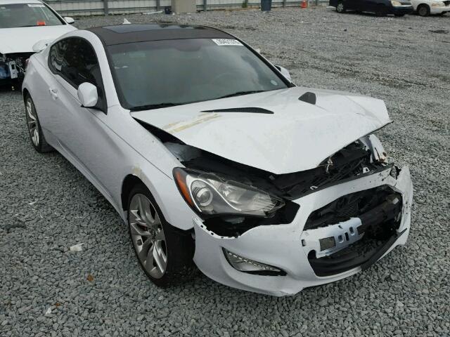 KMHHU6KJ0EU113975 - 2014 HYUNDAI GENESIS CO WHITE photo 1