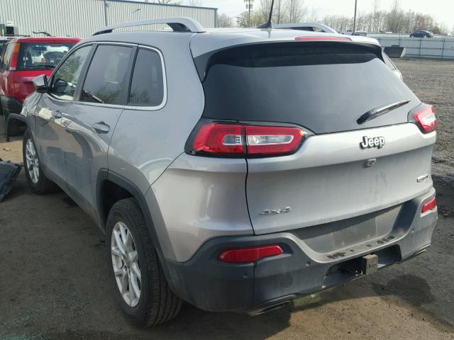 1C4PJMCS1HW625726 - 2017 JEEP CHEROKEE L SILVER photo 3