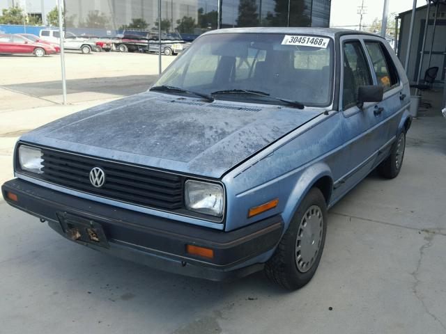 1VWFA0172GV014009 - 1986 VOLKSWAGEN GOLF CUSTO BLUE photo 2