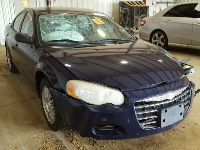 1C3EL46X35N679012 - 2005 CHRYSLER SEBRING BLUE photo 1