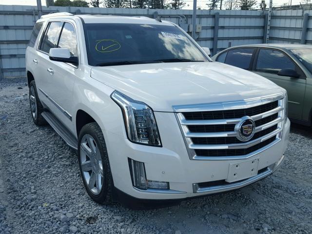 1GYS3BKJ2FR274221 - 2015 CADILLAC ESCALADE L WHITE photo 1