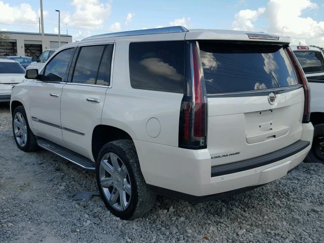 1GYS3BKJ2FR274221 - 2015 CADILLAC ESCALADE L WHITE photo 3