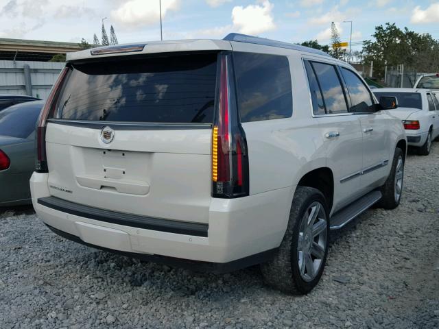 1GYS3BKJ2FR274221 - 2015 CADILLAC ESCALADE L WHITE photo 4