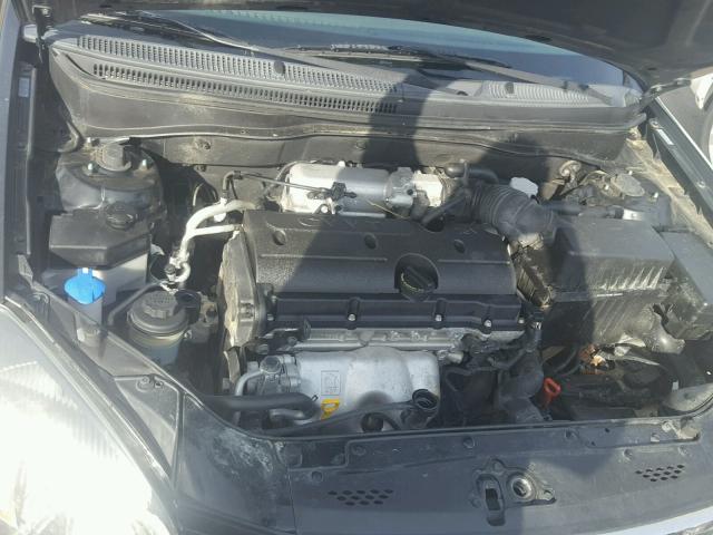 KNADH4A34A6680149 - 2010 KIA RIO LX Սև լուսանկար 7