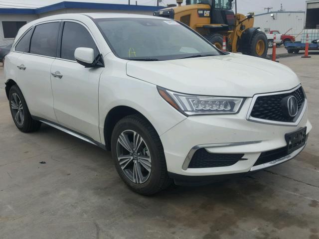 5FRYD3H3XHB013549 - 2017 ACURA MDX WHITE photo 1