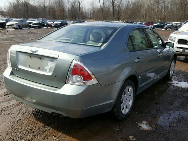 3FAFP06Z36R214183 - 2006 FORD FUSION S GREEN photo 4