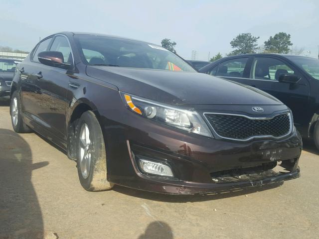 5XXGM4A73EG340089 - 2014 KIA OPTIMA LX MAROON photo 1