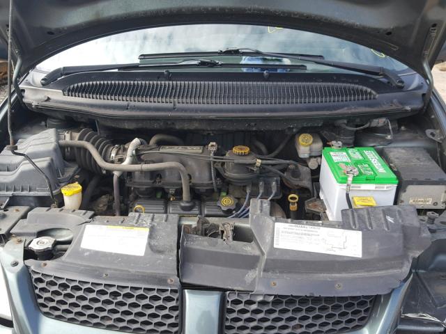 1D4GP24R14B548794 - 2004 DODGE GRAND CARA GREEN photo 7