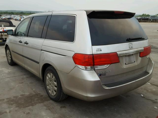 5FNRL38208B113983 - 2008 HONDA ODYSSEY LX GOLD photo 3